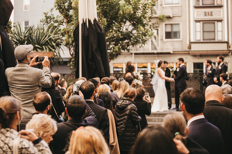 Rooftop wedding